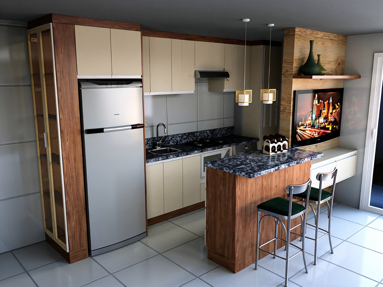 Projeto de cozinha da Estilo Móveis