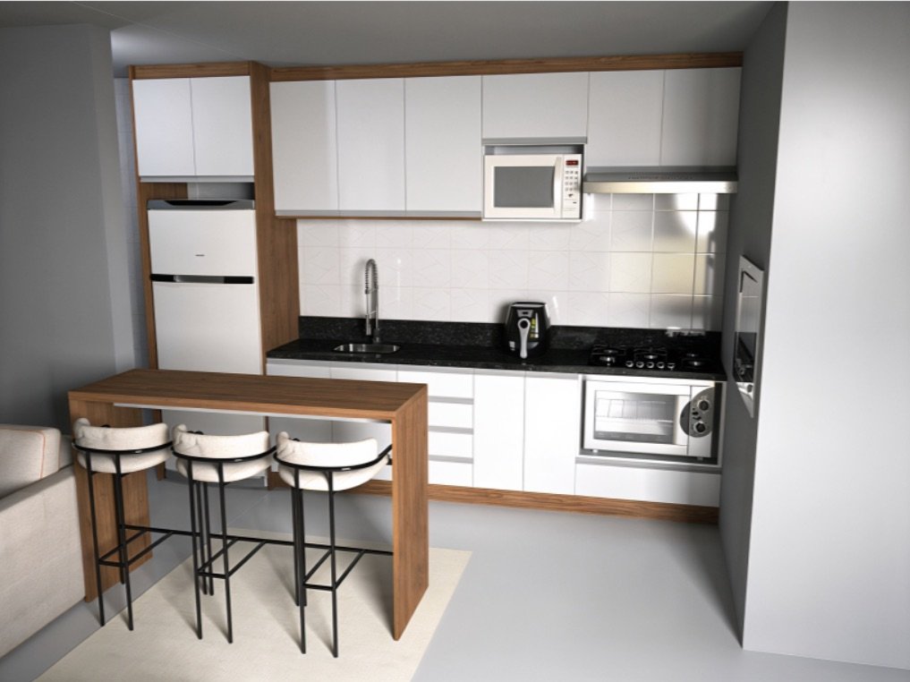 Projeto de cozinha da Estilo Móveis