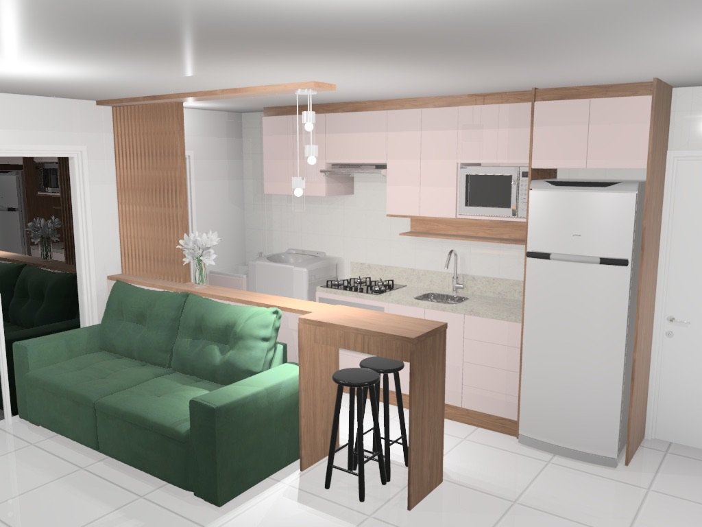 Projeto de cozinha da Estilo Móveis