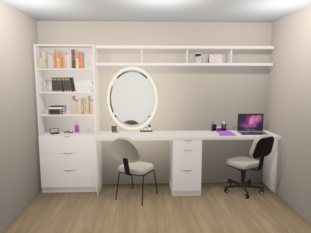 Dormitório planejado da Estilo Móveis